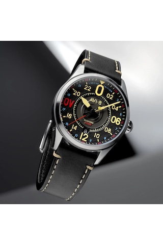 Avı-8 Spitfire Av-4149-01 N3200 Imperial War Museums 24 Hour Automatic Limited Edition Erkek Kol Saa Metalik Gri