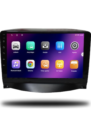 Carplayer Peugeot 207 2006-2012 Uyumlu Android Multimedya 6gb Ram 64gb Hafıza