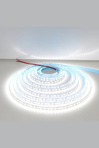 5 Volt 2835 Şerit Led 8 Mm Beyaz 60 Ledli Ip20 5 Metre