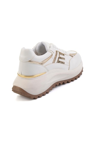 Bambi Beyaz Kadın Sneaker K01791072909 Beyaz