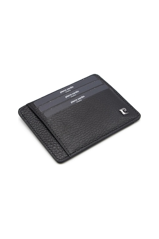 Pierre Cardin Siyah Floater Unisex Deri Kartlık 0422a41 Siyah