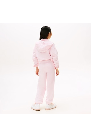 Tommy Hilfiger Textured Logo Çocuk Pembe Eşofman Altı Kg0kg08674 Pembe