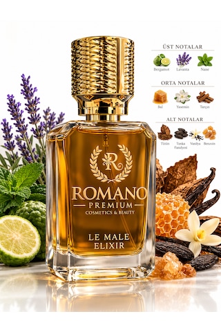 Le Male El İxir 50 Ml Erkek Parfüm Kalıcı Yüksek Esans Gün Boyu Tazelenmiş Koku Aromatik