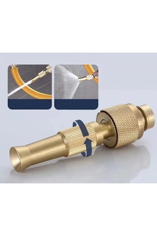 Ayarlanabılır Basınçlı Hortum Başlığı Gold - 9057733322344do