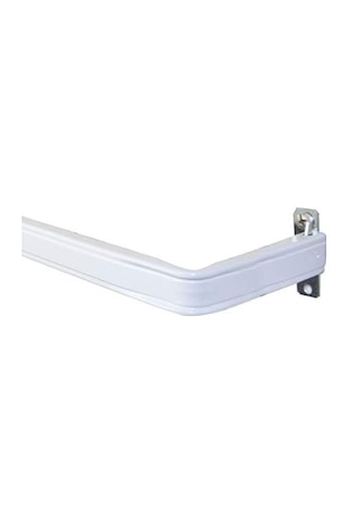 Rod Desyne Kbx3018 Kilit Dikişi 7,62 Cm Perde Çubuğu, 45,76-71,12 Cm, Beyaz 50 x 22