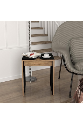 Dekorister Gieza Yan Sehpa Siyah-atlantikçam