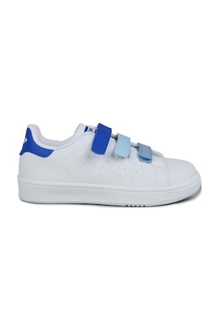 Jump 30110 Cırtlı Üniseks Çocuk Sneaker Günlük Spor Ayakkabı Beyaz Saks Mavi Beyaz Saks Mavi
