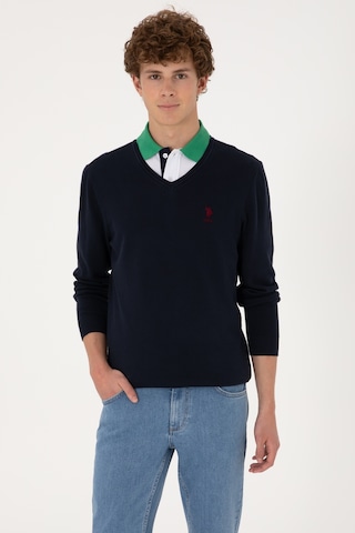 U.S. Polo Assn. Erkek Lacivert Basic Kazak 50288881-VR033