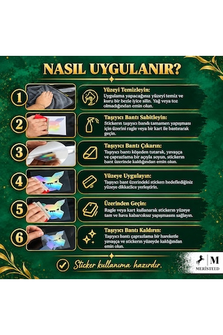 Kurt Ay Yıldız Sticker, Araç, Vitrin,cam,kask, Vs Uyumlu Modifiye, Aksesuar, Dekoratif Folyo Etiket Sticker 15x15cm