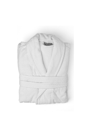 Soley Minerva Extra Yumuşak %100 Pamuk Kadın / Erkek Unisex Bornoz Renksiz