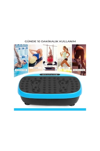 Relax Vibro Vibration Plate Egzersiz Fitness Çok Renkli