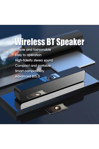 Flybuy Türkçe Bluetooth Hoparlörlü Fm Radyolu Termometreli Çift Alarmlı Taşınabilir Ses Sistemi