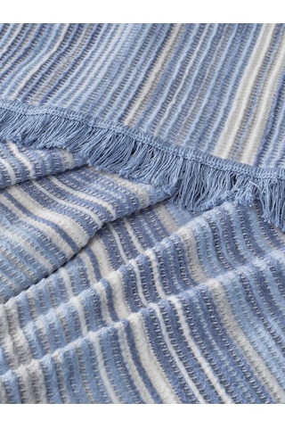 Vicuna Home Softy Pamuklu Tv Battaniyesi -kot Mavi