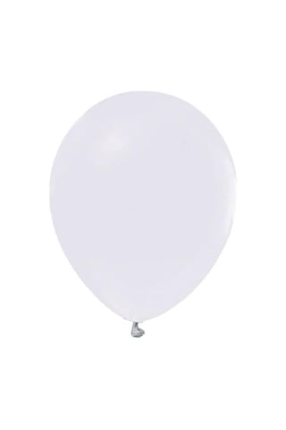 Benim Marifetlerim Metalik Beyaz Balon 12 Inch 25 Adet