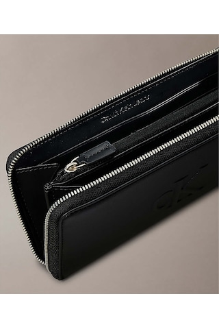 Calvin Klein Kadın Siyah Cüzdan Lv04k1005g-ub1 Siyah