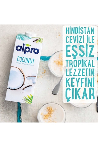 Alpro Hindistan Cevizi & Badem Sütü 4 x 1 L
