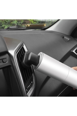 Jeemson 120w Güçlü Süpürme, Kuru-ıslak Kullanim, Araba Ve Ev İçin Taşınabilir Mini Süpürge, Beyaz