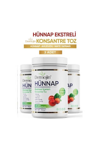3 Adet Hünnap Eki İçeren Konsantre Toz