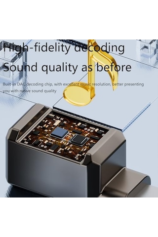Lightning To 3.5mm Kulaklık Adaptörü Yüksek Ses Kalitesi Çevirici Otgbx 010