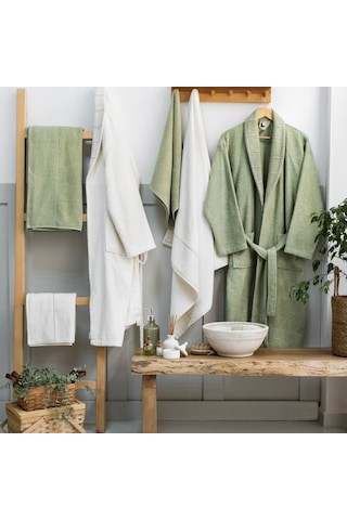 Schafer Home Jadore Banyo Seti 6 Parça-yeşil Yeşil