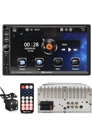 Roadstar Rd7100 7" Bluetooth Lu Double Din Teyp
