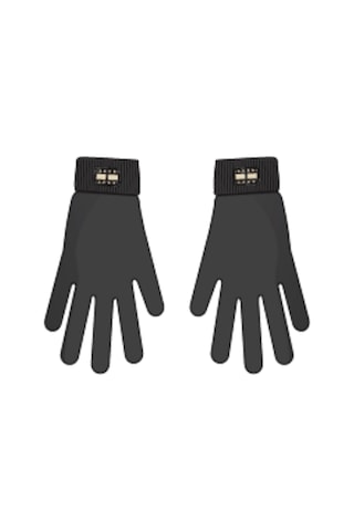 Tommy Hilfiger Tjw Cosy Knıt Gloves Kadın Siyah Eldiven