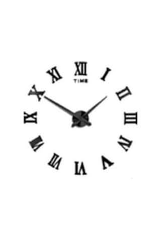 Yaleker Akrilik 3d Yansımalı Roman Rakamlı Ev Ofis Dekoru, Kolay Kurulum Dıy Sınırlısız Duvar Saati Çok Renki