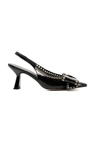 Topuklu/ Stiletto Kadın 3063041 Nacree Naplack Nero Siyah