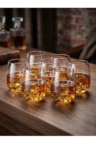 Kristal Su Bardak 550 Ml 6 Adet Beyaz
