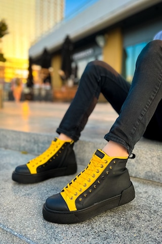 Melonika Ch167 - Gst Blazer Erkek Bot Sıyah - Sarı Çok Renkli
