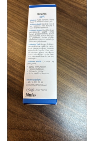 Dr. Wagner Sinofes Soft Izotonik Steril Deniz Suyu 50 Ml