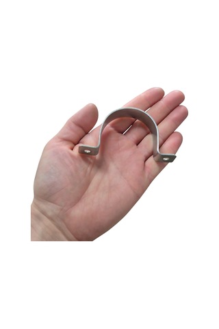 No:10 Çiftli Sac Kablo Kroşe 50mm Demir Köprü Metal Boru Tutma Bağlama Kelepçesi -5adet