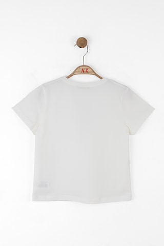 Nk Kids Bali Kız Çocuk T-shirt 38413 Ekru