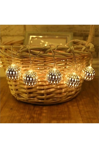 Solar Güneş Enerjili 8 Modlu 5 Metre 10 Led Dış Bahçe Aydınlatma