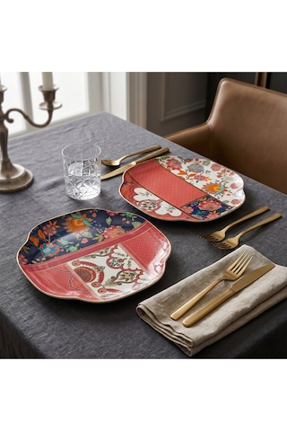Lucky Art Etro Bone 27 Cm 2li Tabak Seti Lyhd 772 Çok Renkli