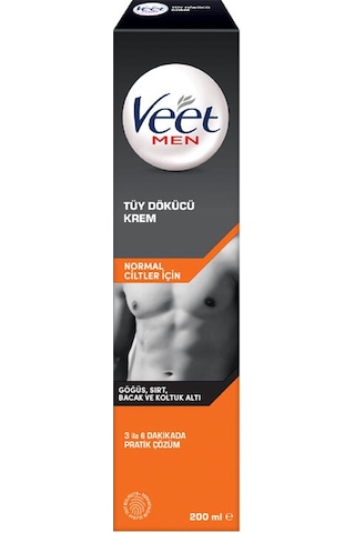 Veet Men Normal Ciltler İçin Tüy Dökücü Krem 200 Ml Veet Men Normal Ciltler İçin Tüy Dökücü Krem 200 Ml
