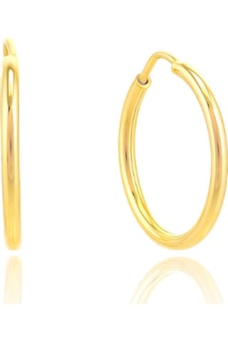 Moom Mücevherat Kadın 14 Ayar Altın Halka Küpe N11.15502