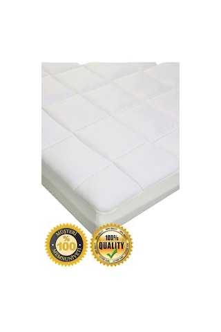 Yatak Pedi Yatak Koruyucu Yatak Şiltesi %100 Micro Pamuklu Kumaş 400 Gram Full Kenar Fitted