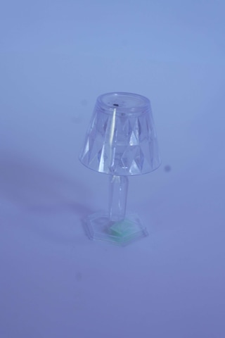 Abajur Şeklinde Küçük Gece Lambası Şeffaf