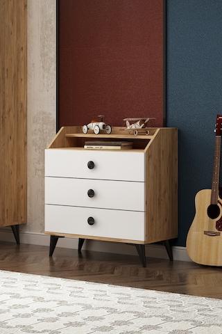 Ronda Şifonyer Atlantik Çam-beyaz Atlantik Çam-beyaz