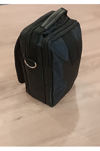 Erkek Çapraz Askılı Omuz Çantası Siyah