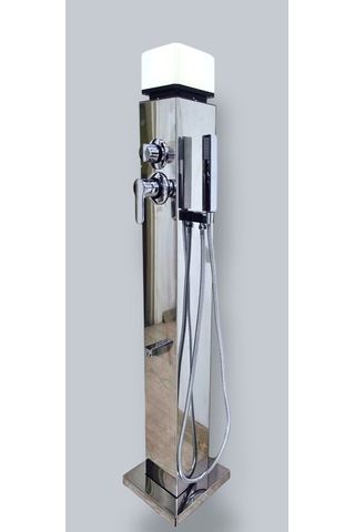 Allimo 304 Paslanmaz Led Aydınlatmalı Bahçe Ve Havuz Duşu