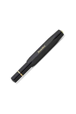 Kaweco Klasik Sport Pıston Fıller Dolma Kalem Siya Siyah
