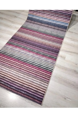 Kaymaz Taban Yıkanabilir Halı Dijital Baskı Çok Renkli