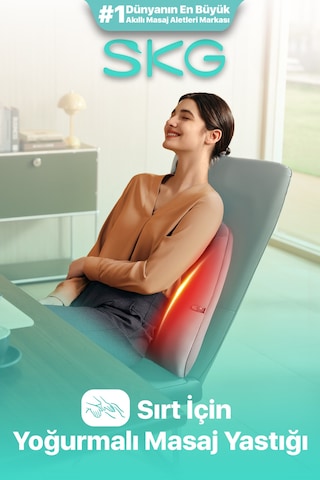 Ts700 Derin Doku 4d Shiatsu Akıllı Bel Ve Sırt Masaj Yastığı Isı Terapisi & Termoterapi Gri