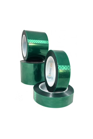 Yüksek Isıya Dayanıklı Bant Maskeleme Bandı 50Mm X 66Metre Yeşil