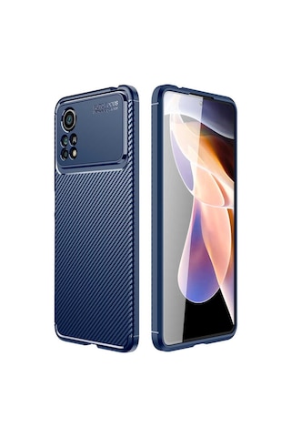 Xiaomi Poco X4 Pro 5G Kilif Karbon Silikon Case Kapak 553324453
