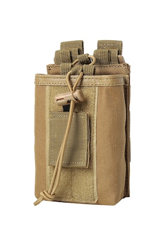 Geeksen Kask Telsizi Açık Hava Sporları Taktik Telsiz Çantası, Radyo Aksesuar Çantası, Çok Fonksiyonlu Alet Çantası, Taktik Çanta Haki