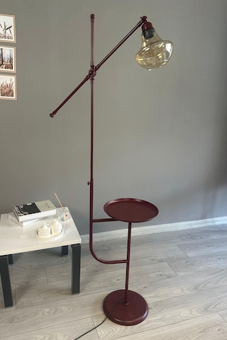 Melk Vişne Çürüğü Gövde Bal Rengi Cam Lambader Tepsili Makas Gövde Modern Oturma Odası Natural