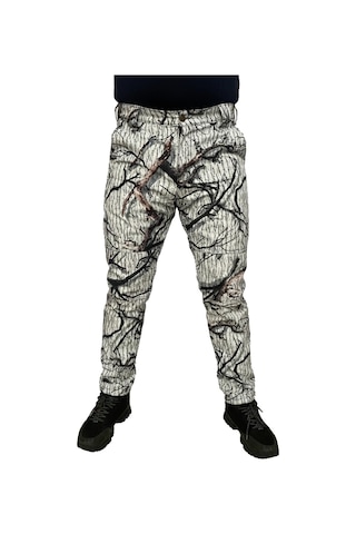 Mysia Outdoor Kar Desen Soft Shell Pantolon Avcı Pantolon İçi Polarlı Çok Renkli
